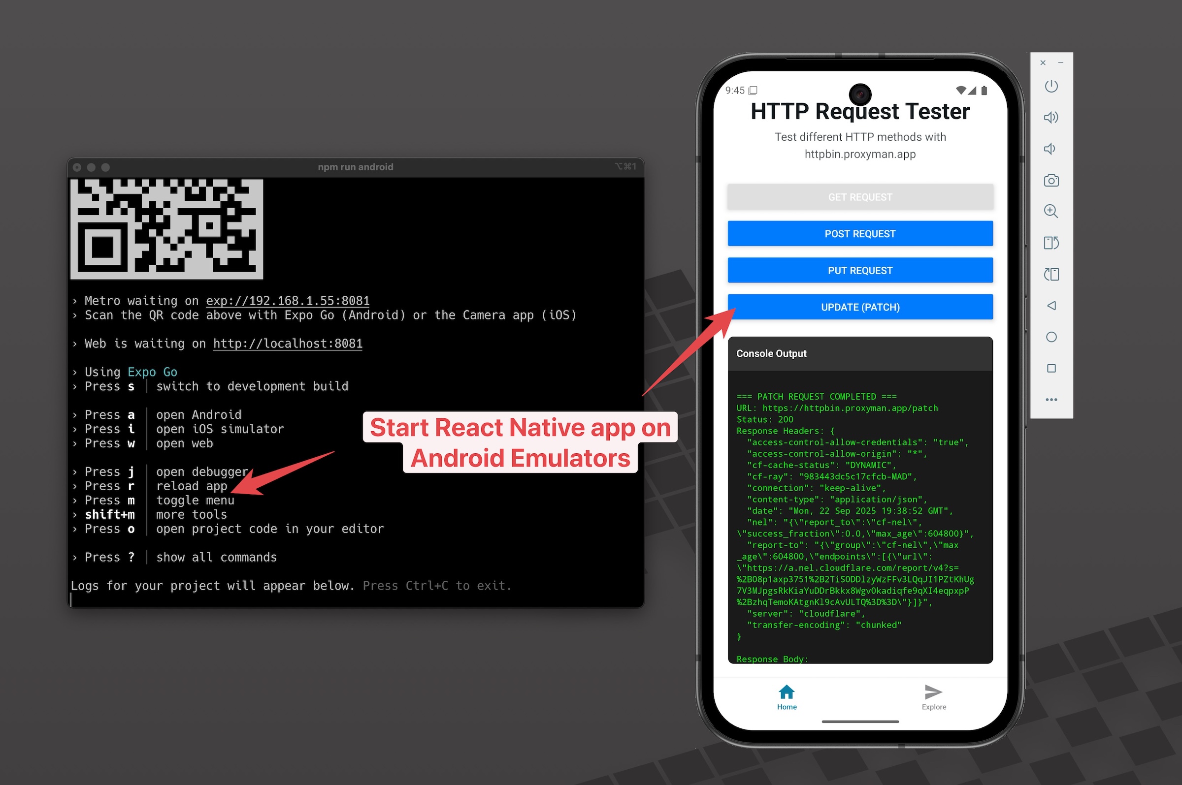 Launch the Android Emulator