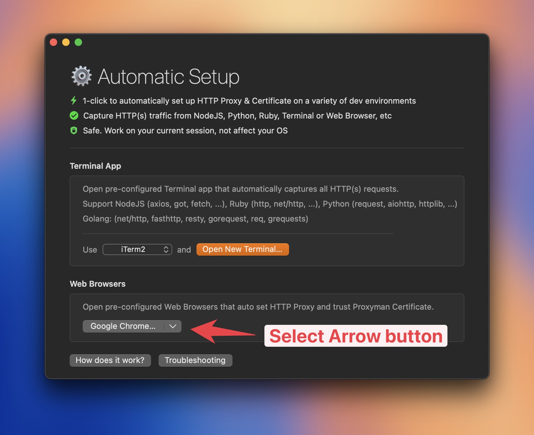 Capture HTTPS traffic from Firefox Browser