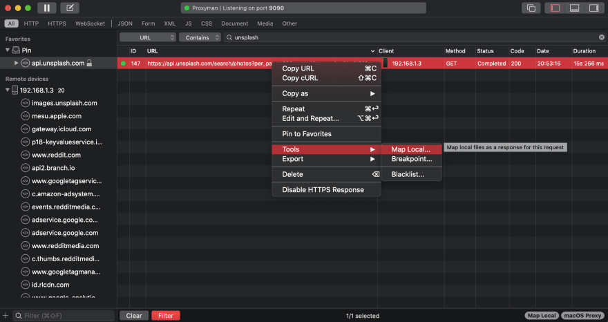 Change HTTP status codes for UI testing