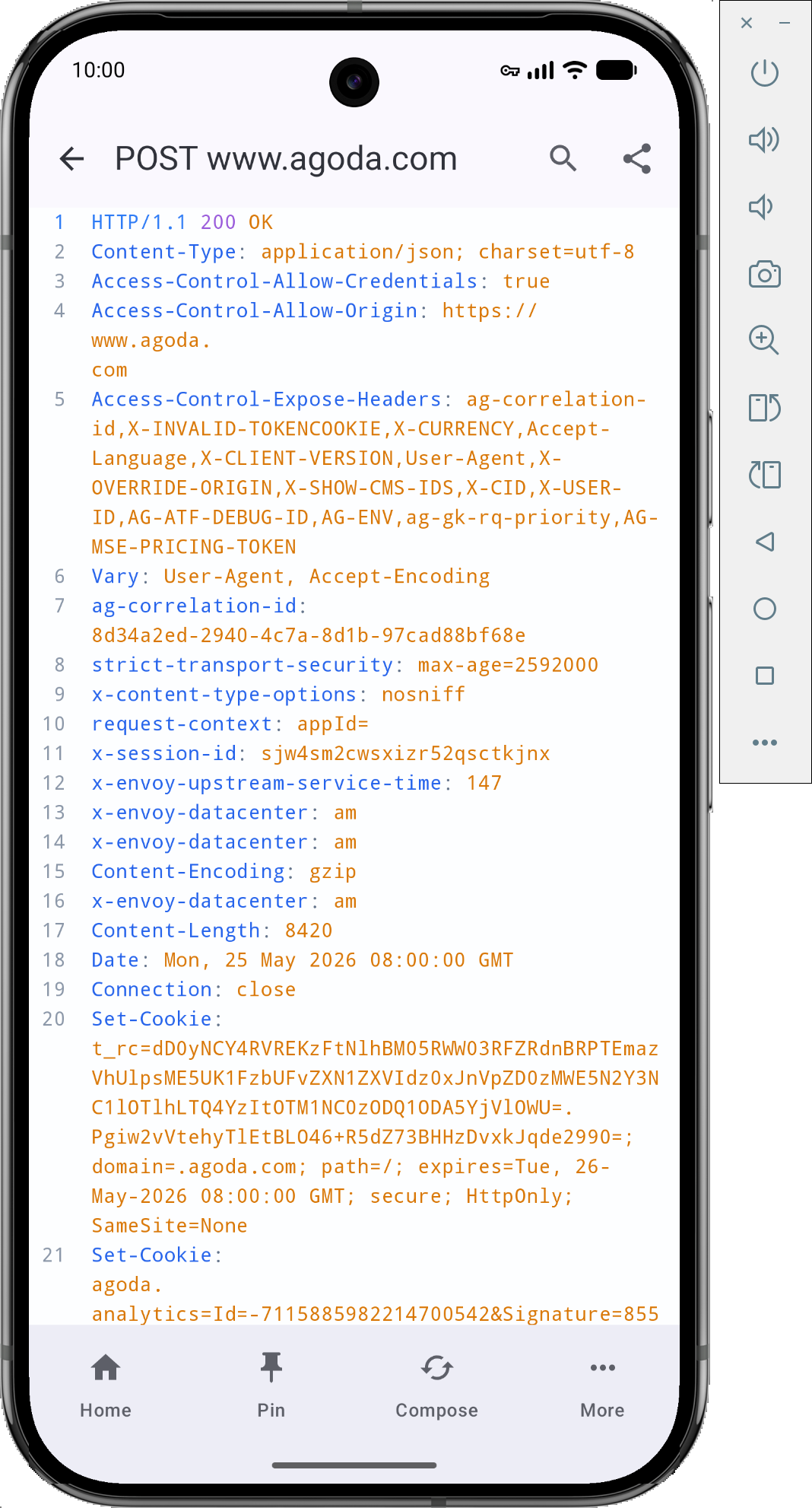 See Response body in Proxyman for Android