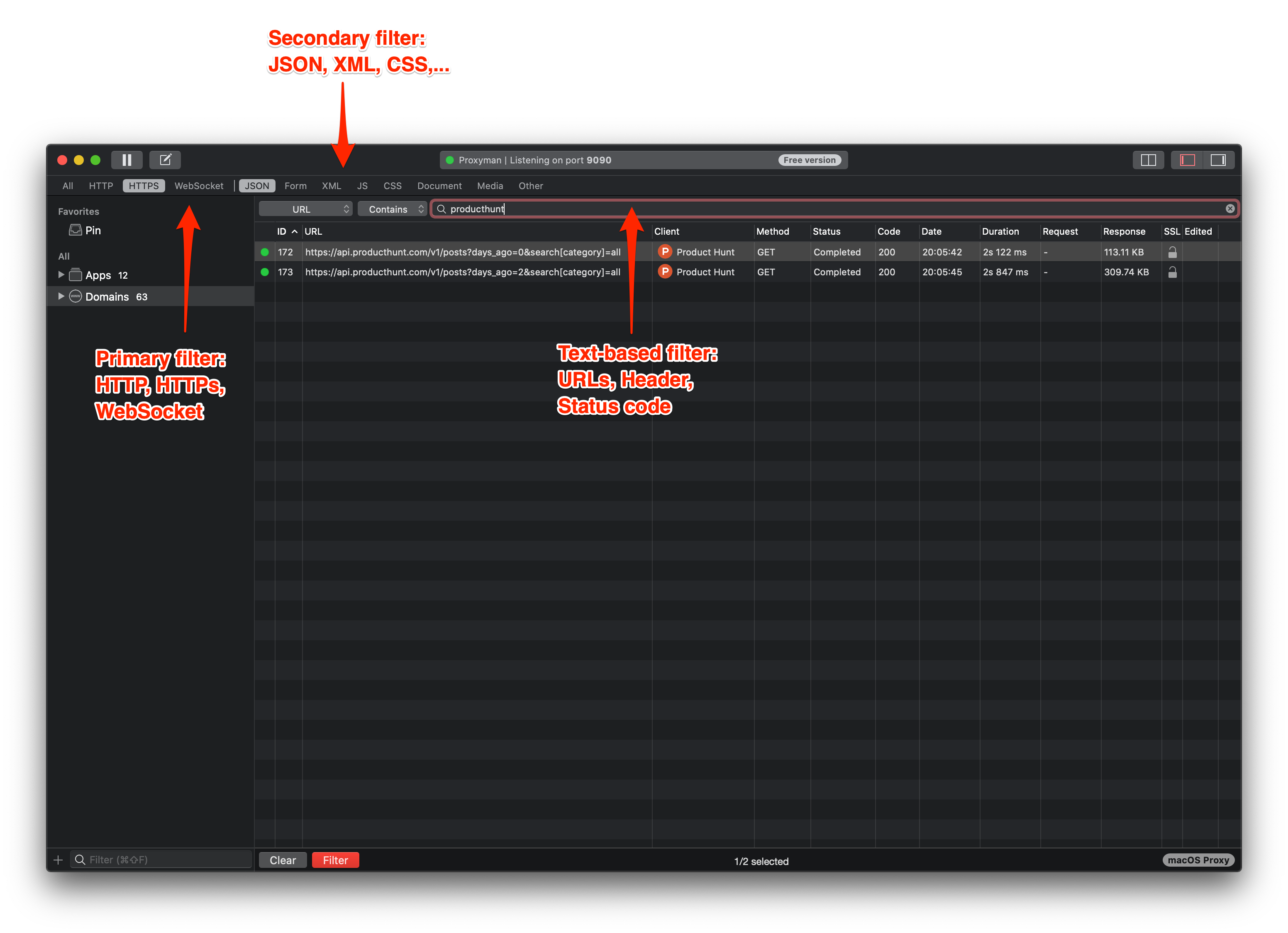 Productivity tips with Proxyman