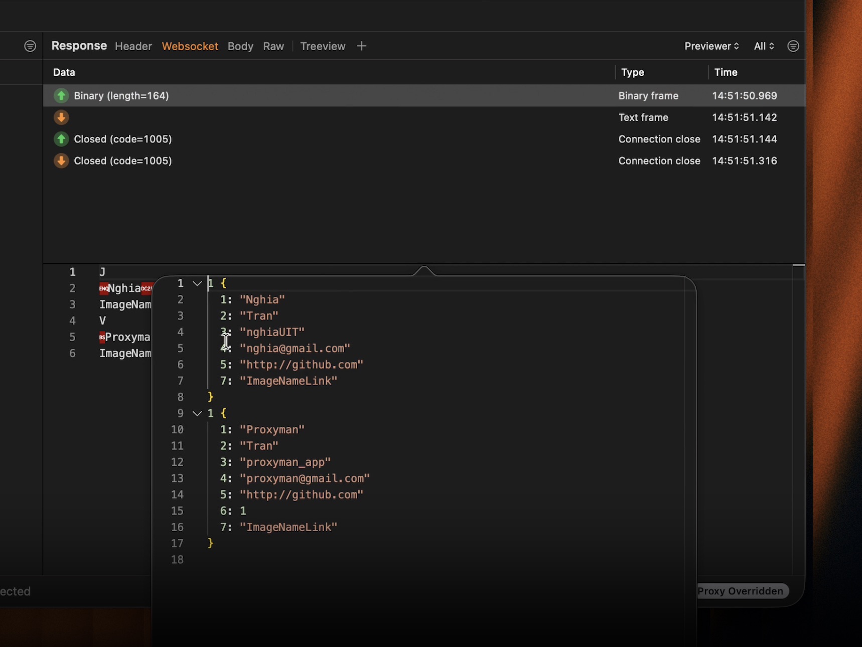 Protobuf decoded in Raw Mode