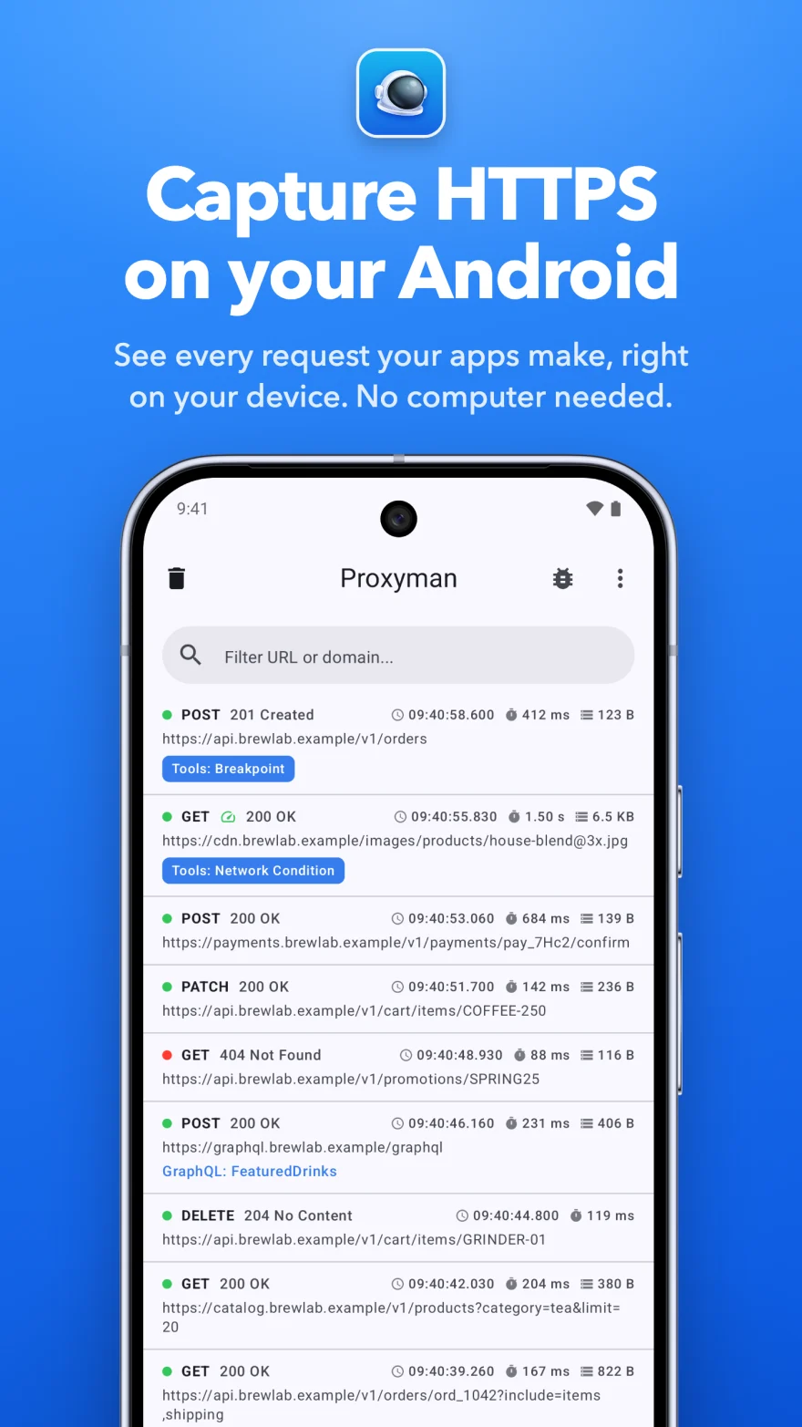 Proxyman for Android - パソコン不要で Android の HTTPS をキャプチャ